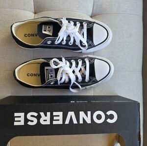 Converse LikeNew Chuck Taylor All Star Low Top Sneakers Black White Sz 7 Classic